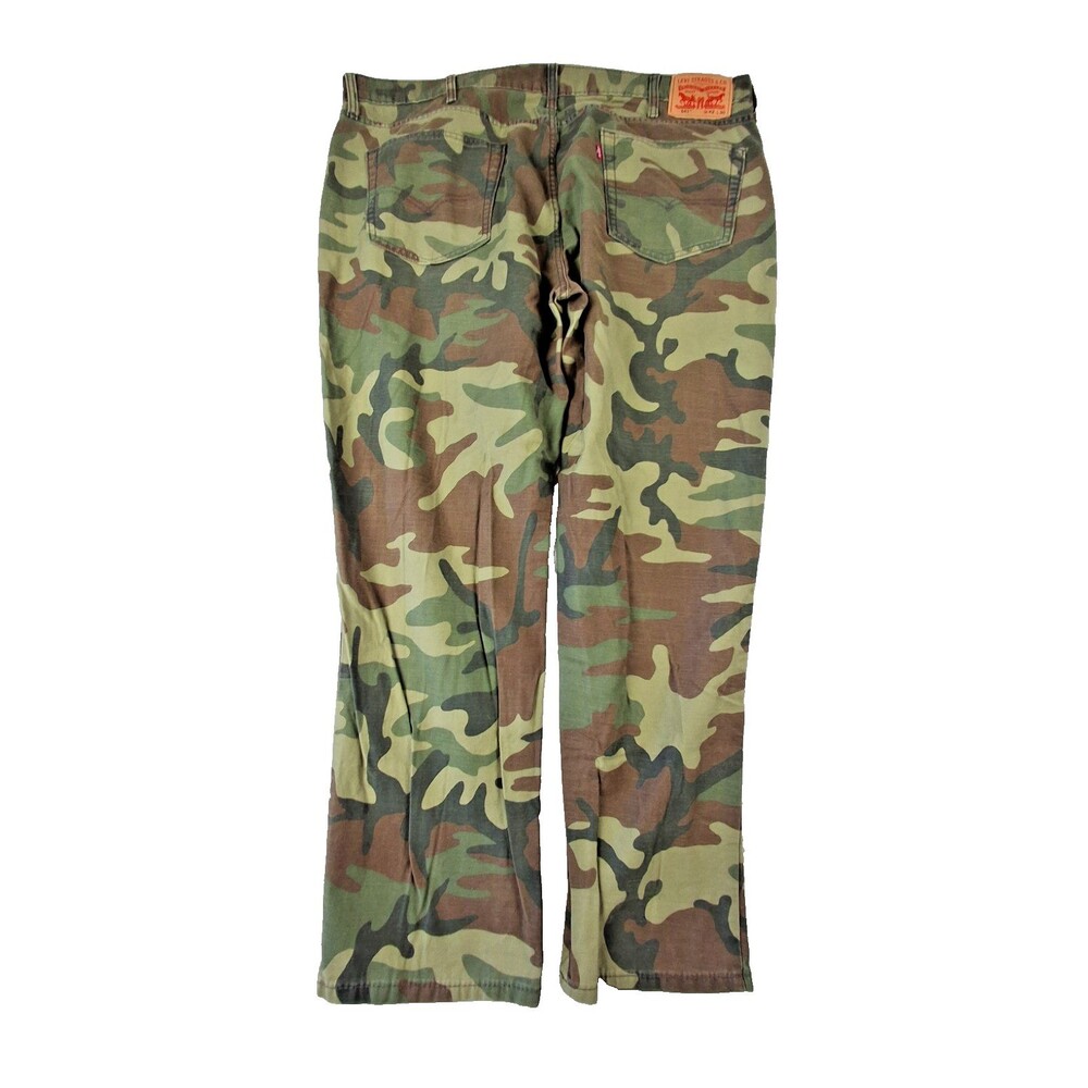 Levi’s 541 Athletic Fit Camo Jeans Mens 42x30 Camouflage Outdoor Hunting Pants - Picture 2 of 13